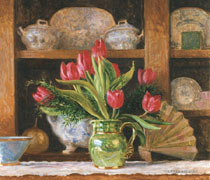 Tulips on the Dresser